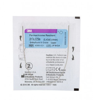 Дуга стальная Unitek Permachrome Resilient .016 ВЧ ФIII (3М)